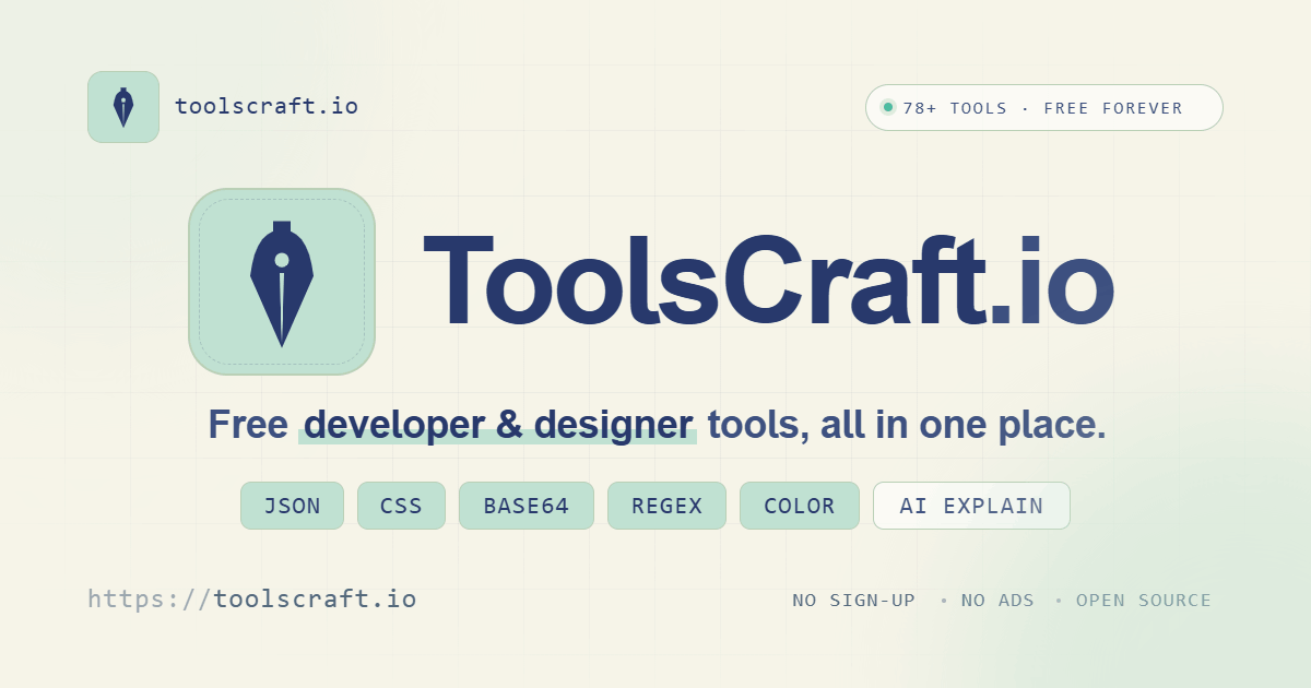 HTML Formatter & Beautifier — Free Online Tool | ToolsCraft.io
